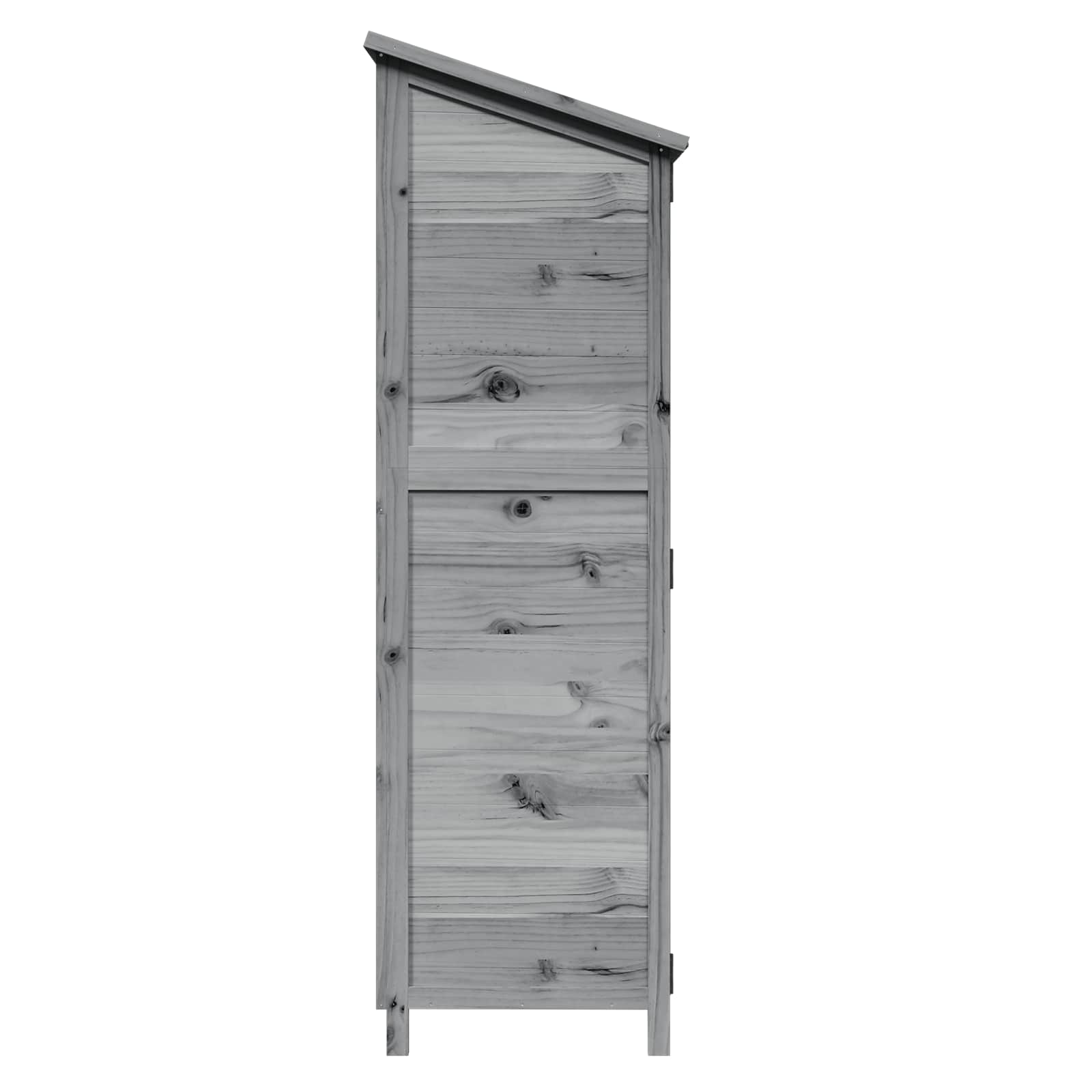 Sodo Sandėlys Pilka 59,5 x 56 x 176,5 cm Apdirbta mediena