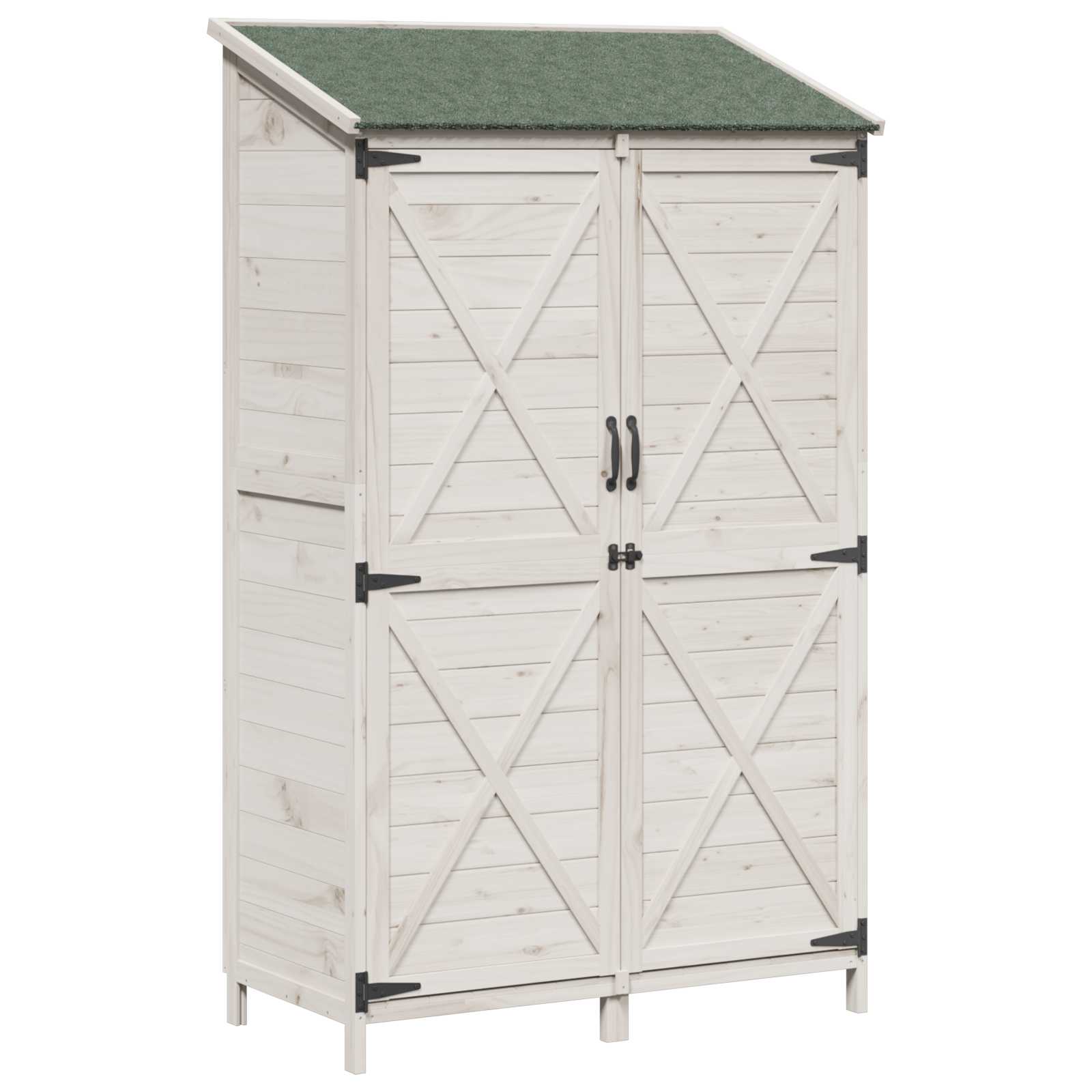 Sodo Sandėlys Balta 106 x 56 x 176,5 cm Apdirbta mediena
