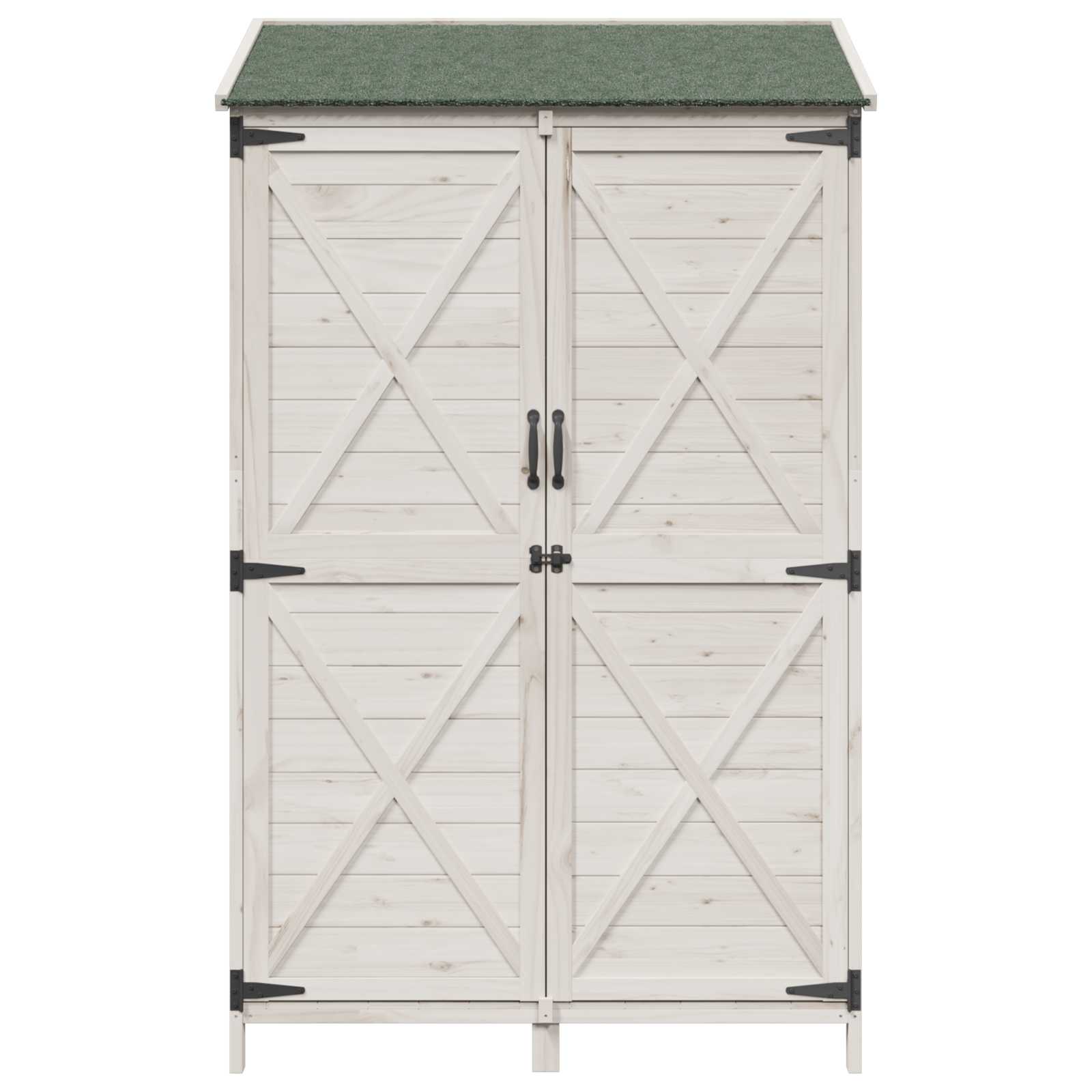 Sodo Sandėlys Balta 106 x 56 x 176,5 cm Apdirbta mediena