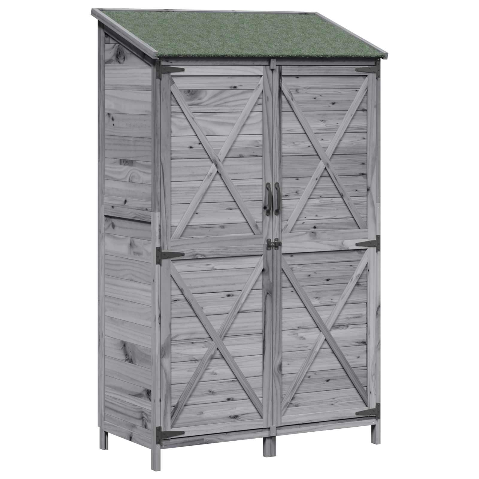 Sodo Sandėlys Pilka 106 x 56 x 176,5 cm Apdirbta mediena
