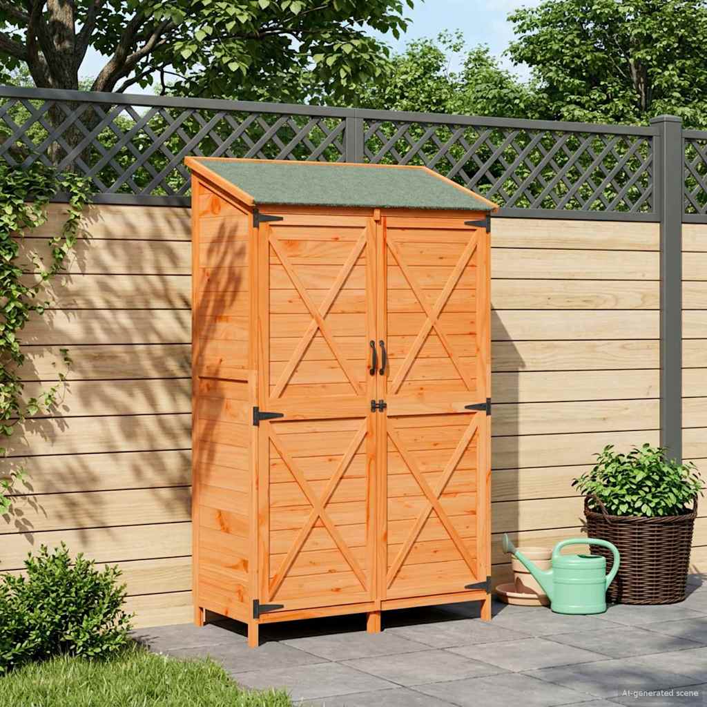 Sodo Sandėlys Ruda 106 x 56 x 176,5 cm Apdirbta mediena