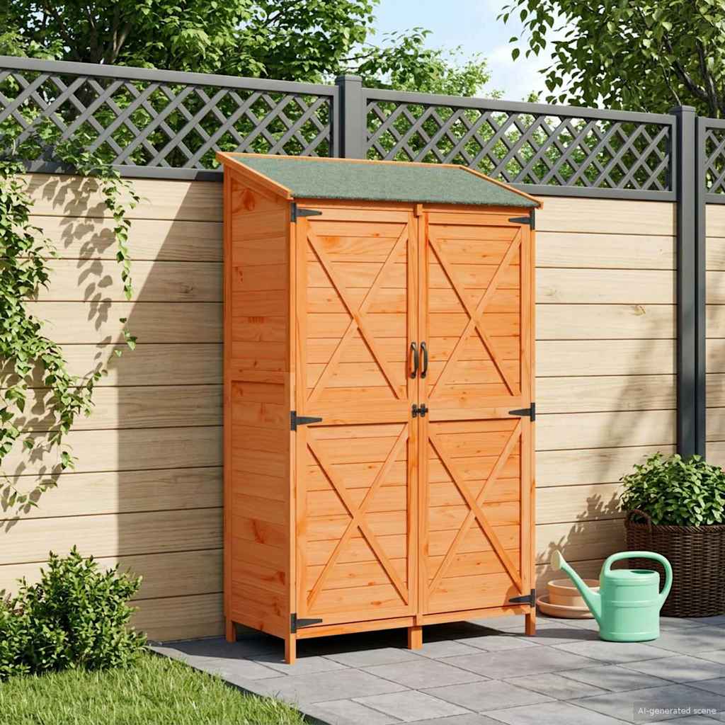 Sodo Sandėlys Ruda 106 x 56 x 176,5 cm Apdirbta mediena