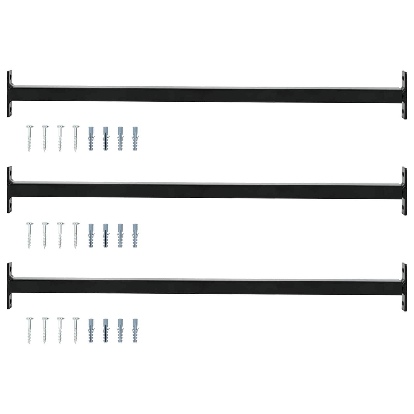 Reguliuojama langų saugos sija 3 vnt. 710 -1200 mm Plienas