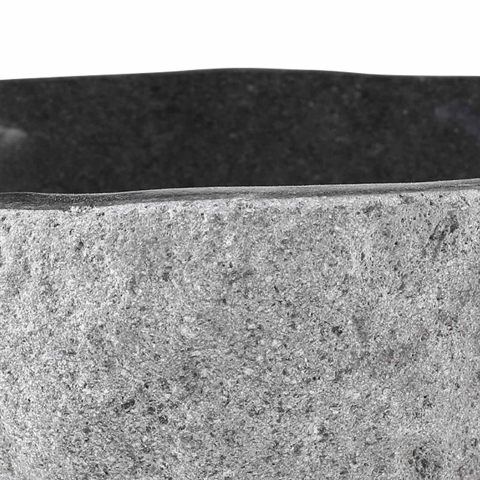 Kriauklė Ovalo Pilka (32-37) x (27-30) x 12 cm Upės akmuo