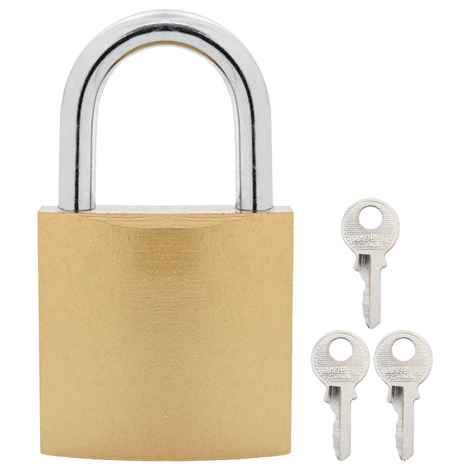 U spyna su raktai 100 pcs Žalvaris Geležis
