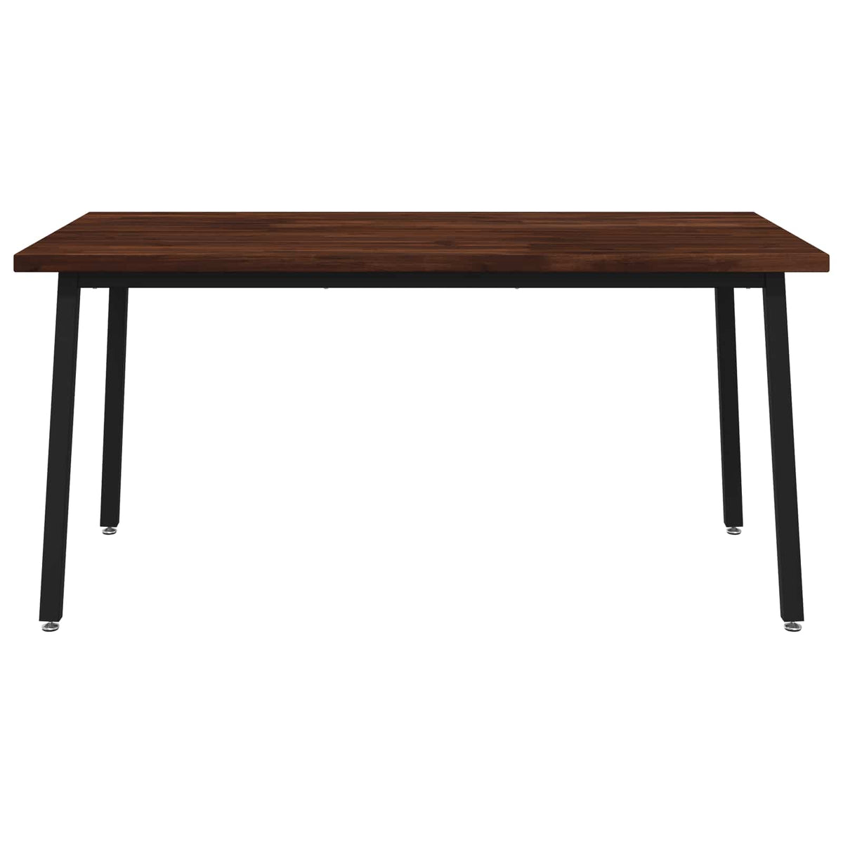 Kvadratinis valgomojo stalas 160 x 70 x 75 cm Tamsiai rudas