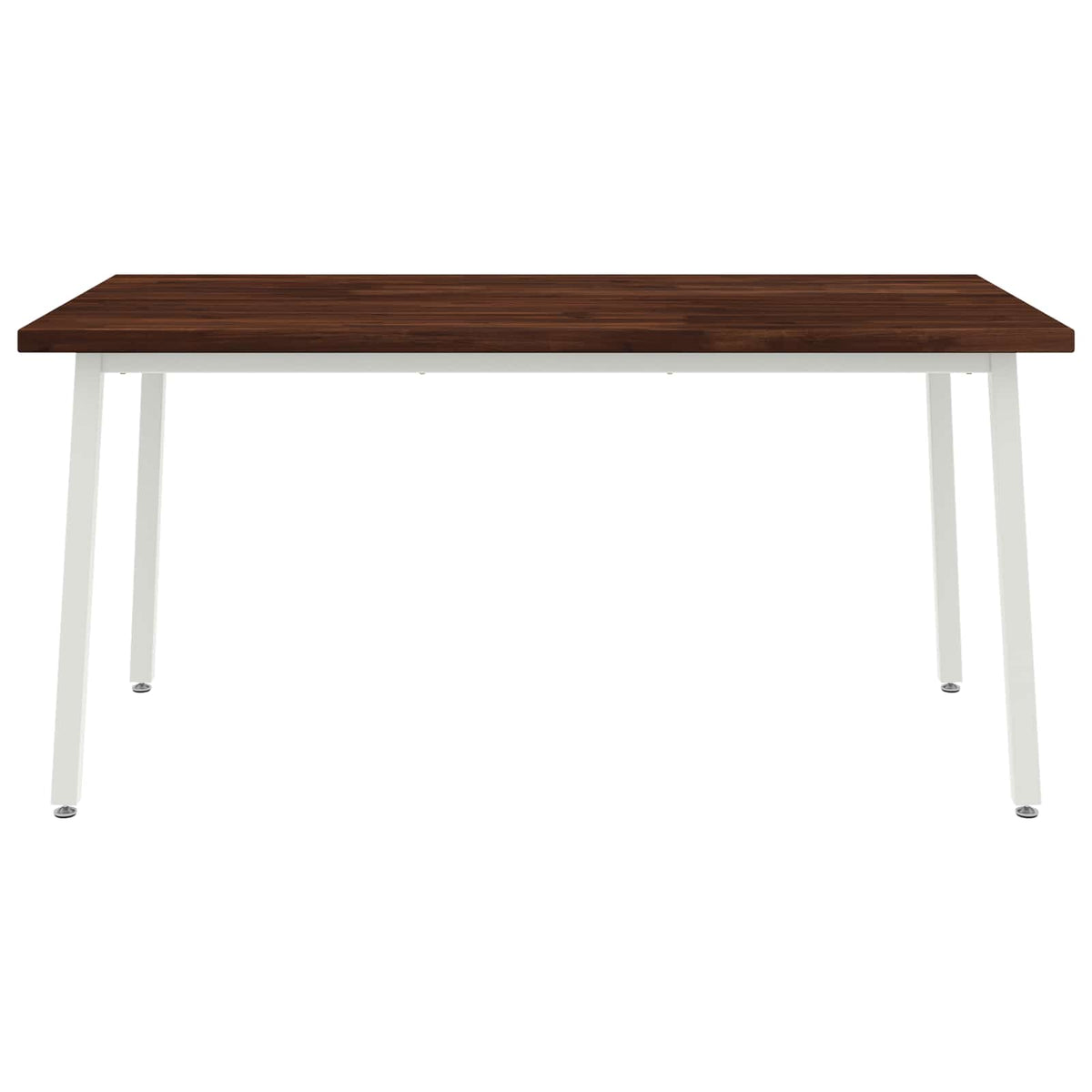 Kvadratinis valgomojo stalas 160 x 70 x 75 cm Tamsiai rudas