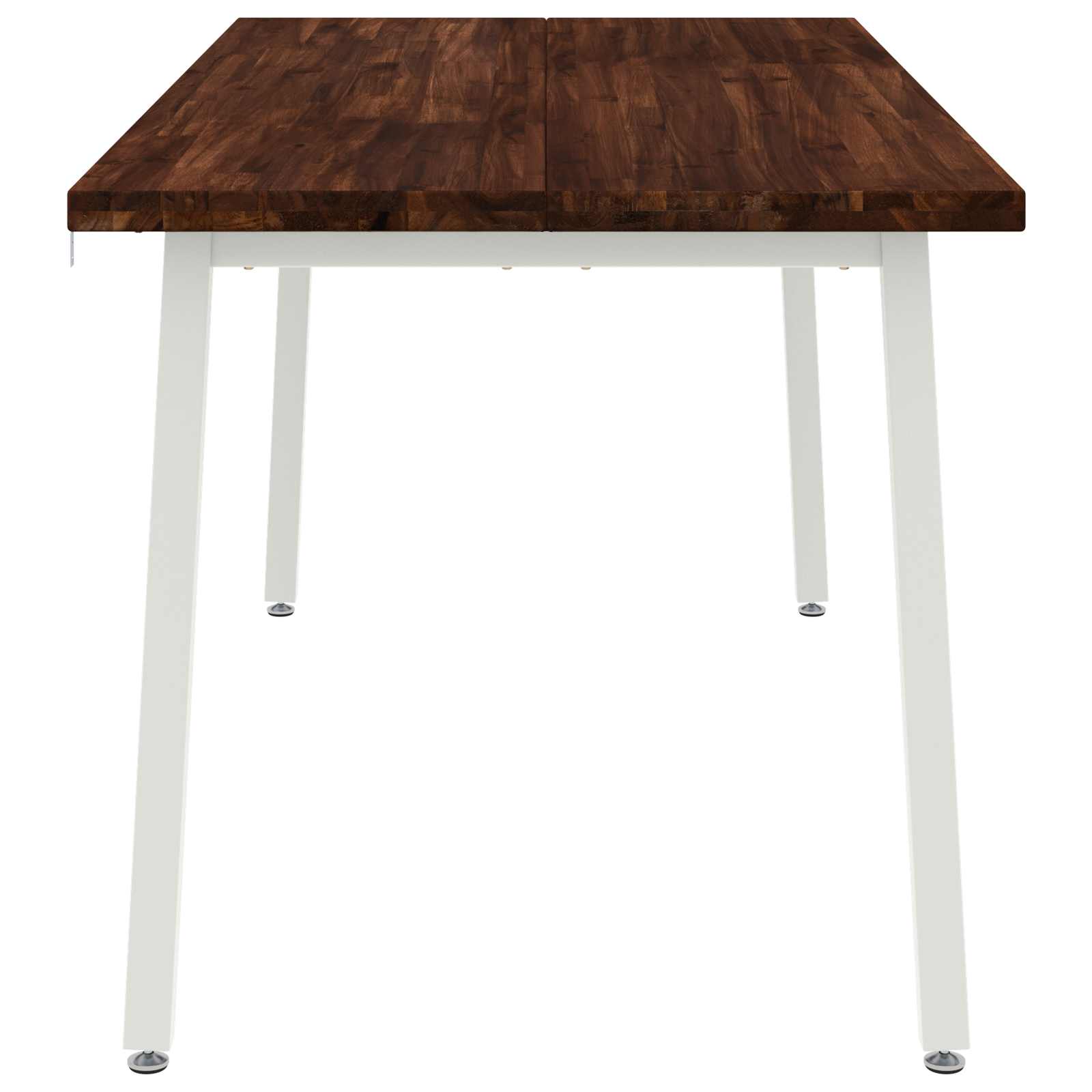 Kvadratinis valgomojo stalas 160 x 70 x 75 cm Tamsiai rudas