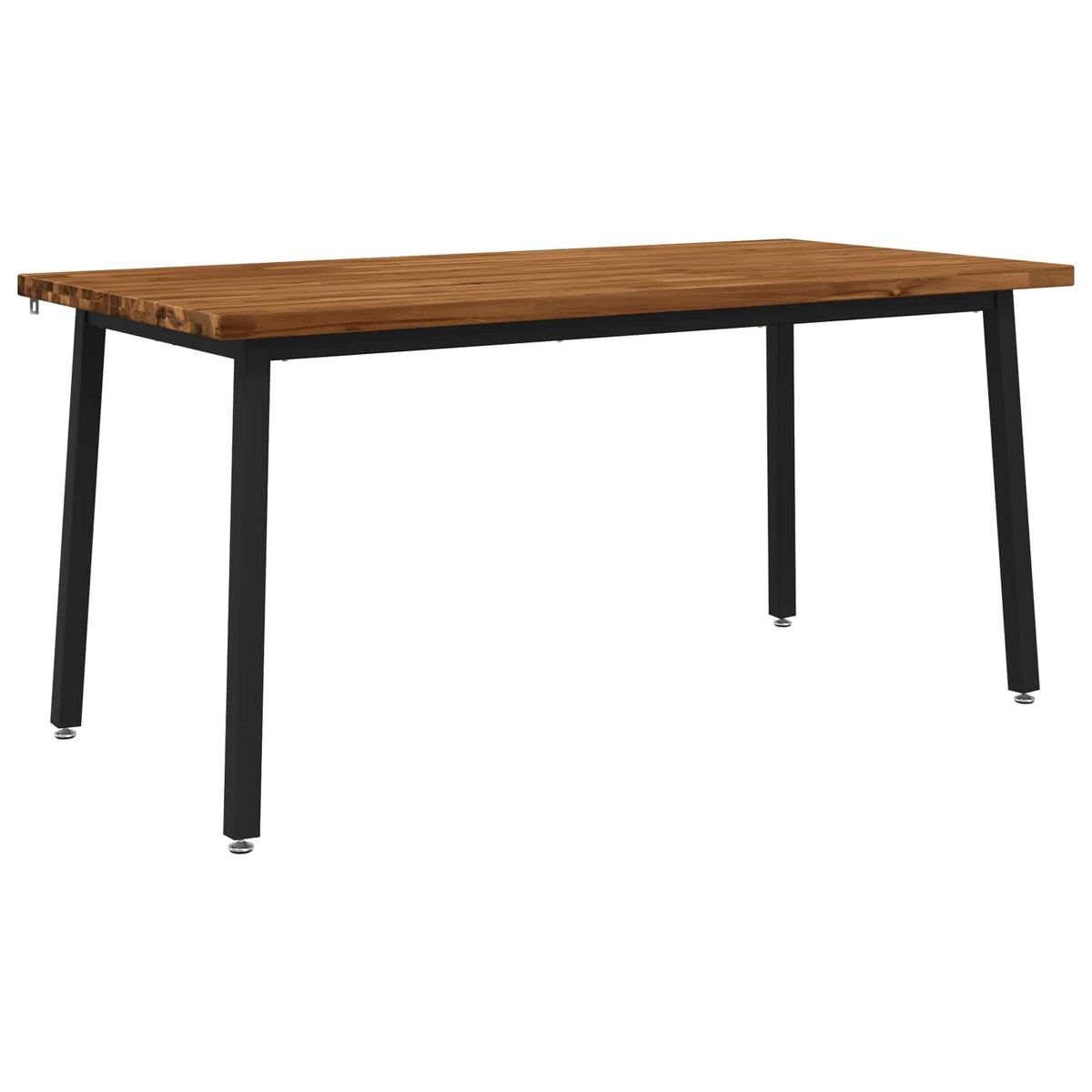Kvadratinis valgomojo stalas 160 x 70 x 75 cm Natūrali