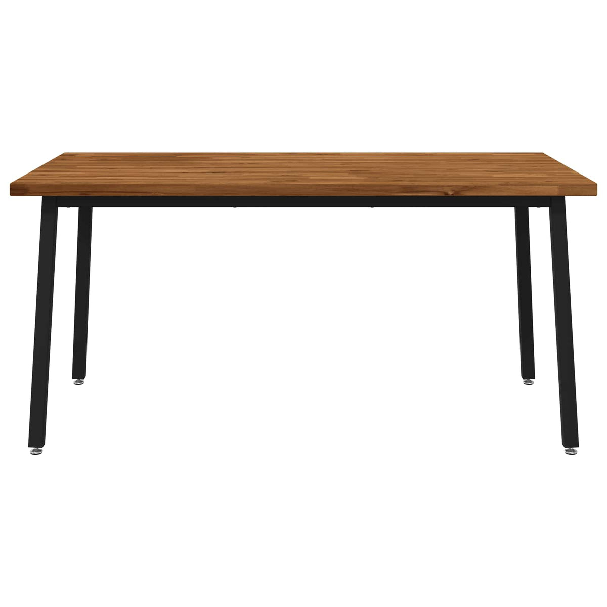 Kvadratinis valgomojo stalas 160 x 70 x 75 cm Natūrali