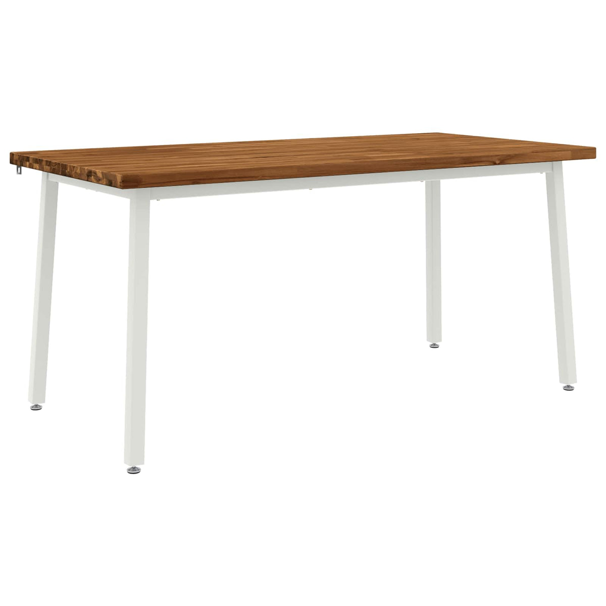 Kvadratinis valgomojo stalas 160 x 70 x 75 cm Natūrali