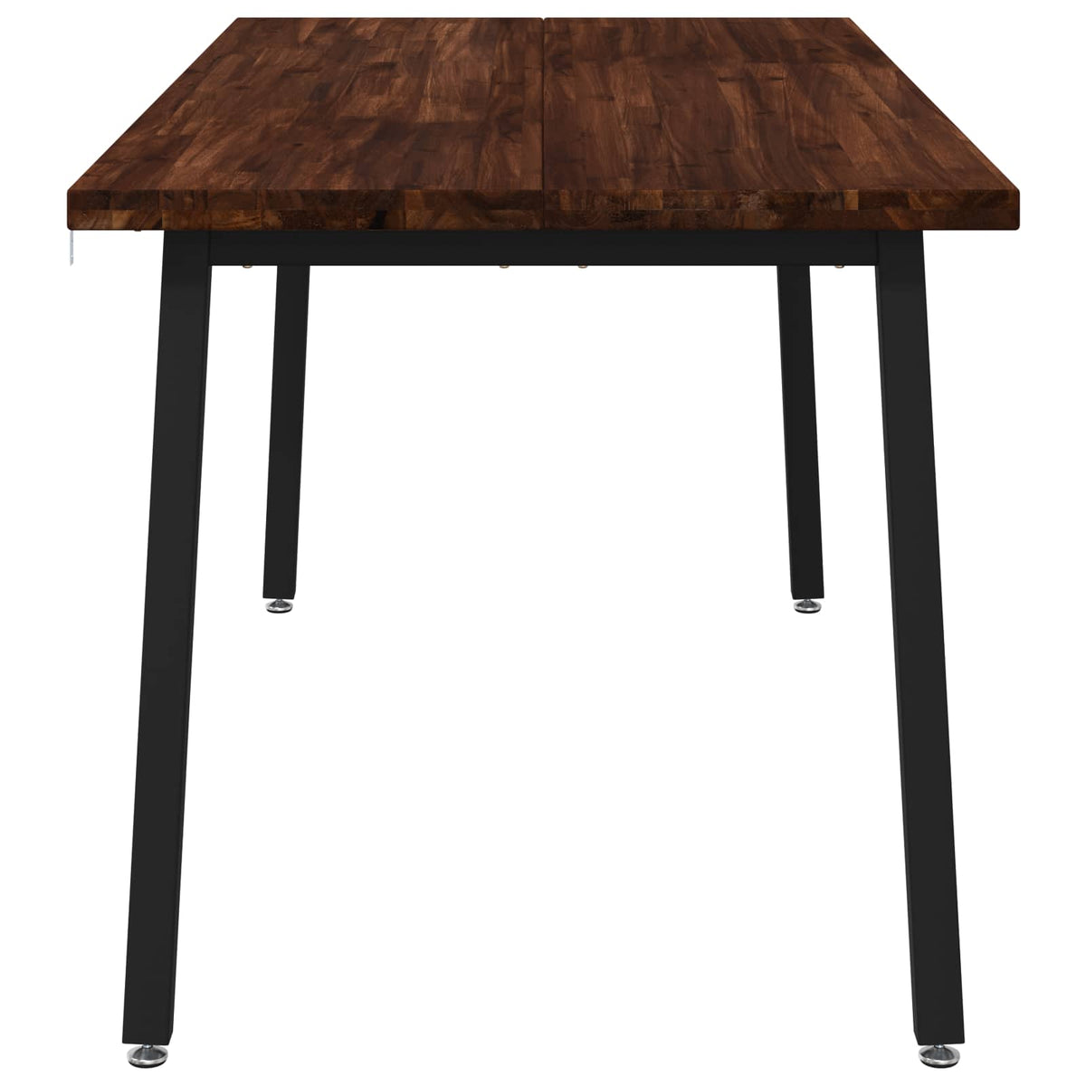Kvadratinis valgomojo stalas 160 x 80 x 75 cm Tamsiai rudas