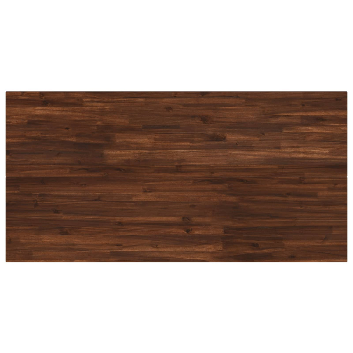 Kvadratinis valgomojo stalas 160 x 80 x 75 cm Tamsiai rudas