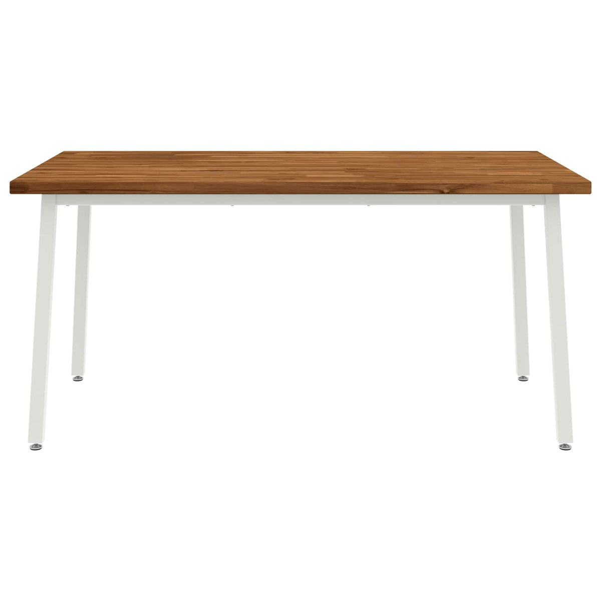 Kvadratinis valgomojo stalas 160 x 80 x 75 cm Natūrali
