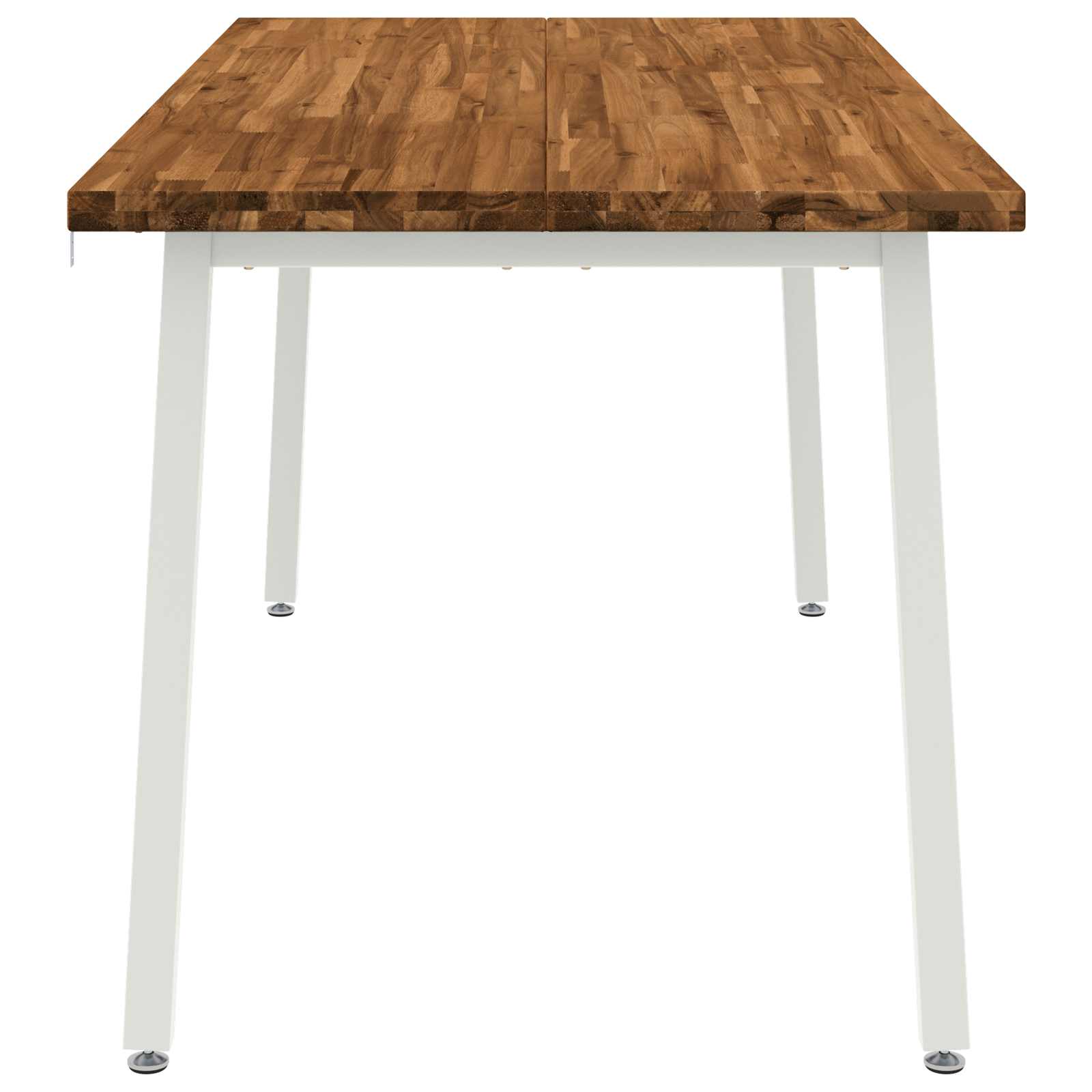 Kvadratinis valgomojo stalas 160 x 80 x 75 cm Natūrali