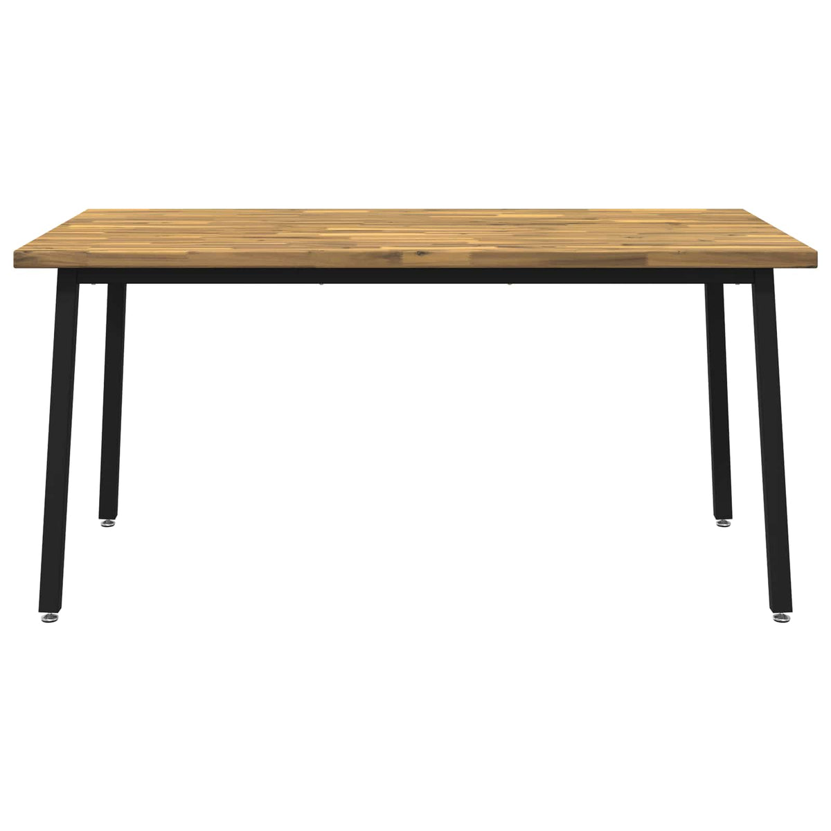 Kvadratinis valgomojo stalas 160 x 80 x 75 cm Balta