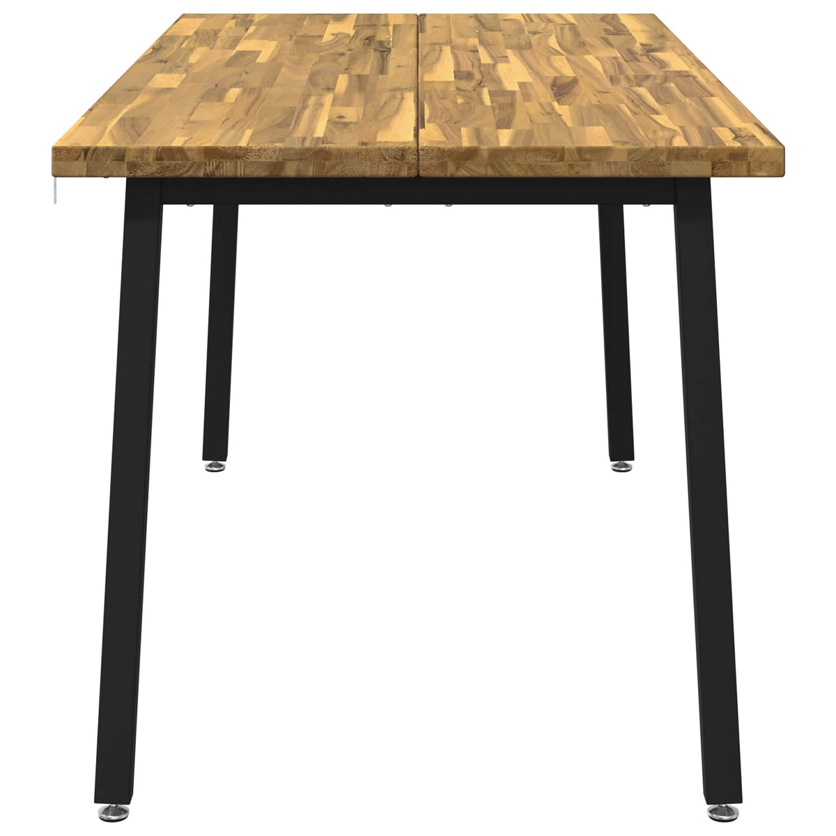 Kvadratinis valgomojo stalas 160 x 80 x 75 cm Balta