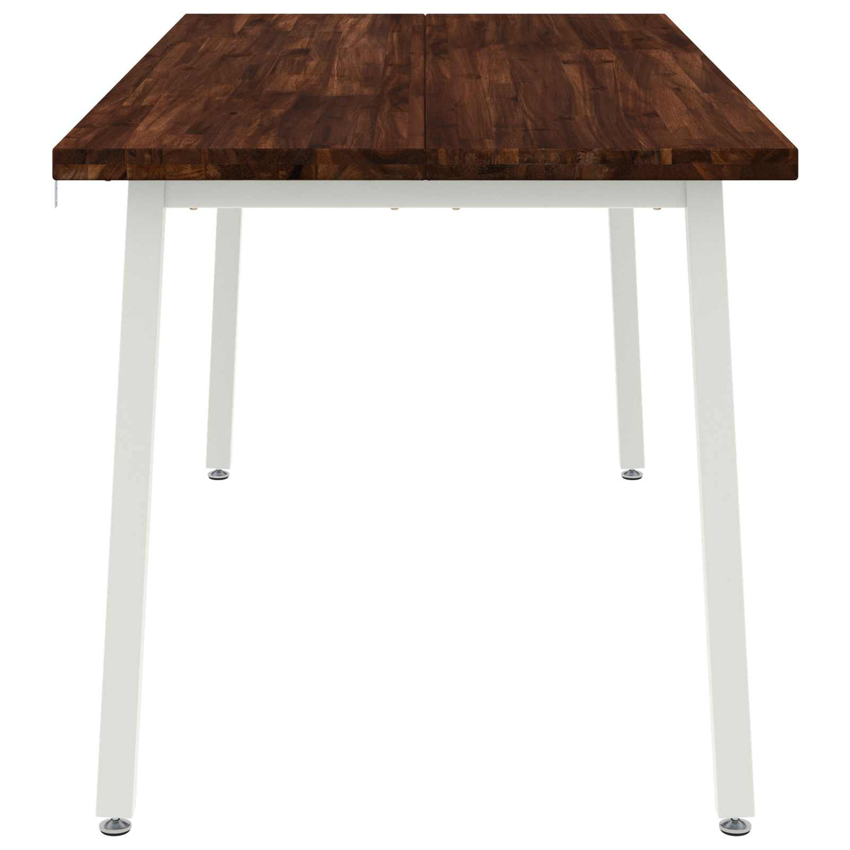 Kvadratinis valgomojo stalas 160 x 90 x 75 cm Tamsiai rudas
