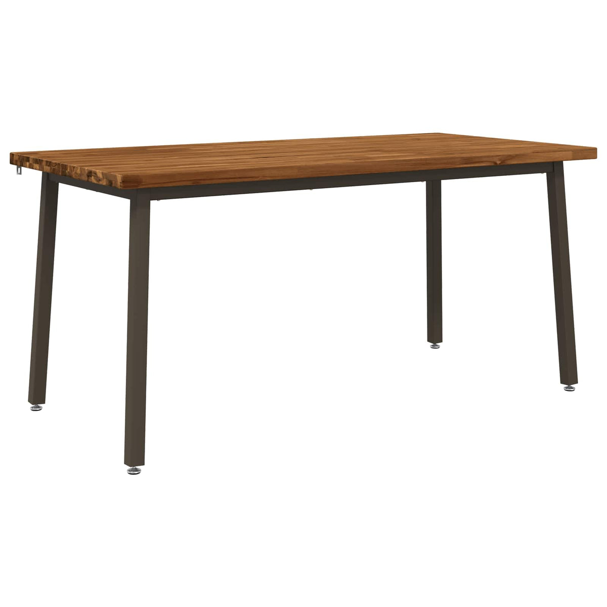 Kvadratinis valgomojo stalas 160 x 90 x 75 cm Natūrali