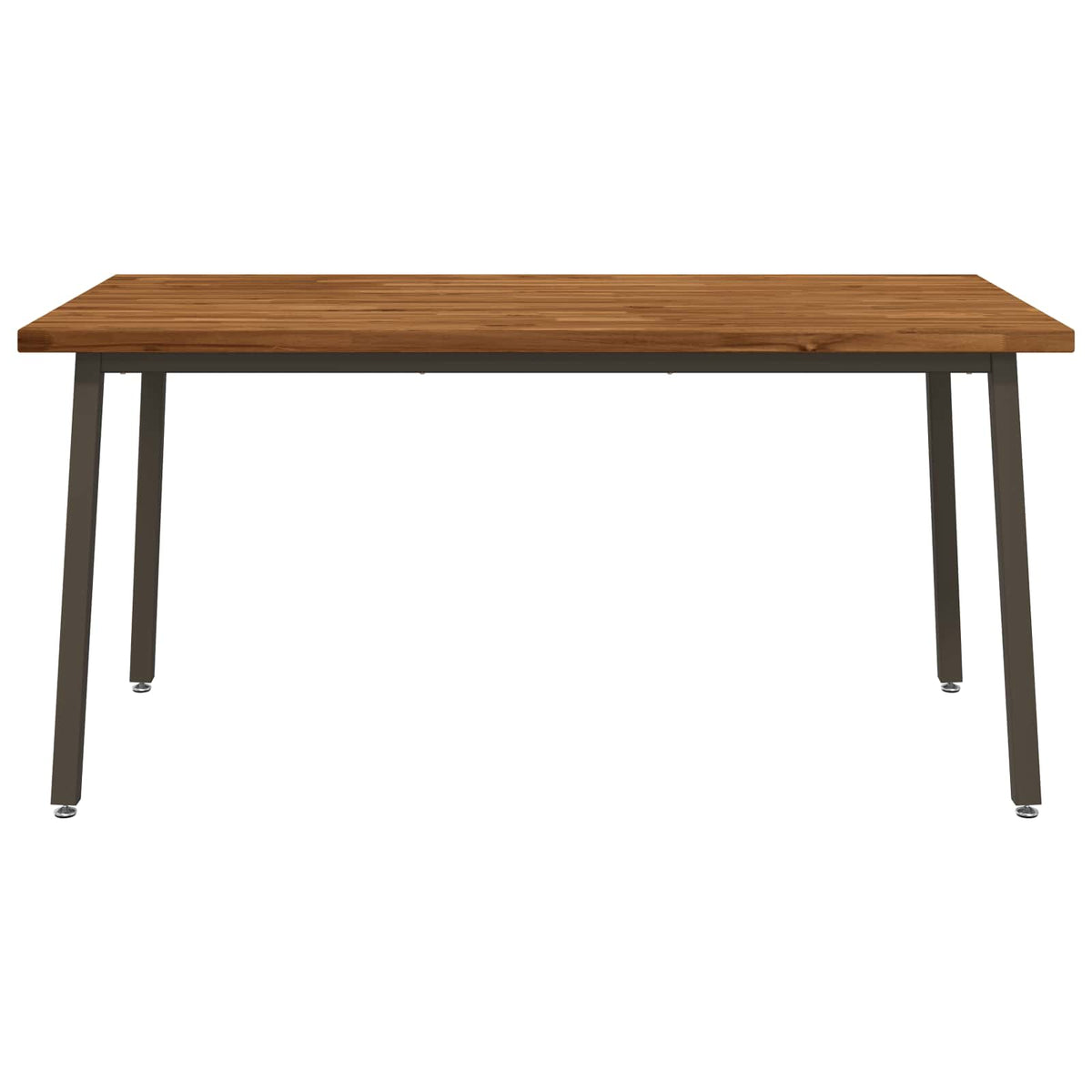 Kvadratinis valgomojo stalas 160 x 90 x 75 cm Natūrali