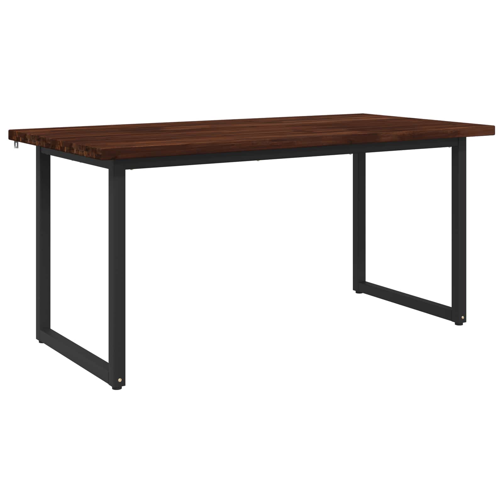Kvadratinis valgomojo stalas 160 x 70 x 75 cm Tamsiai rudas