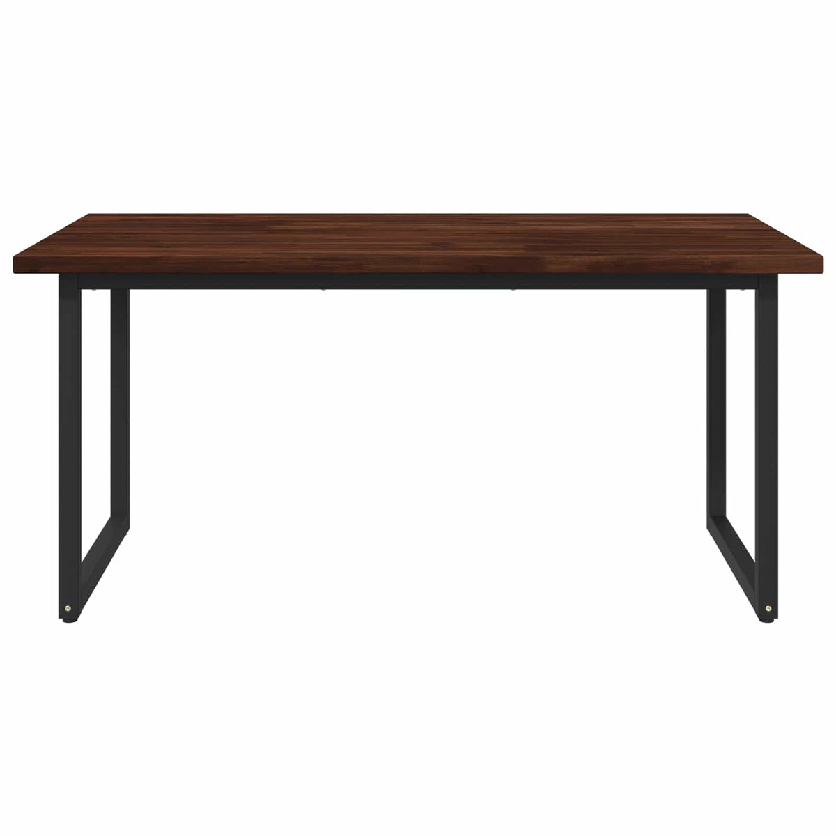 Kvadratinis valgomojo stalas 160 x 70 x 75 cm Tamsiai rudas