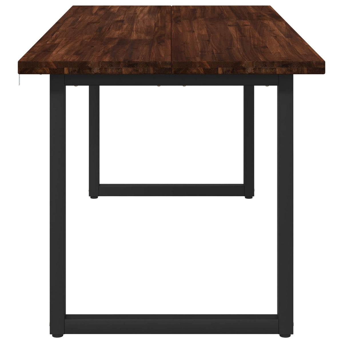 Kvadratinis valgomojo stalas 160 x 70 x 75 cm Tamsiai rudas