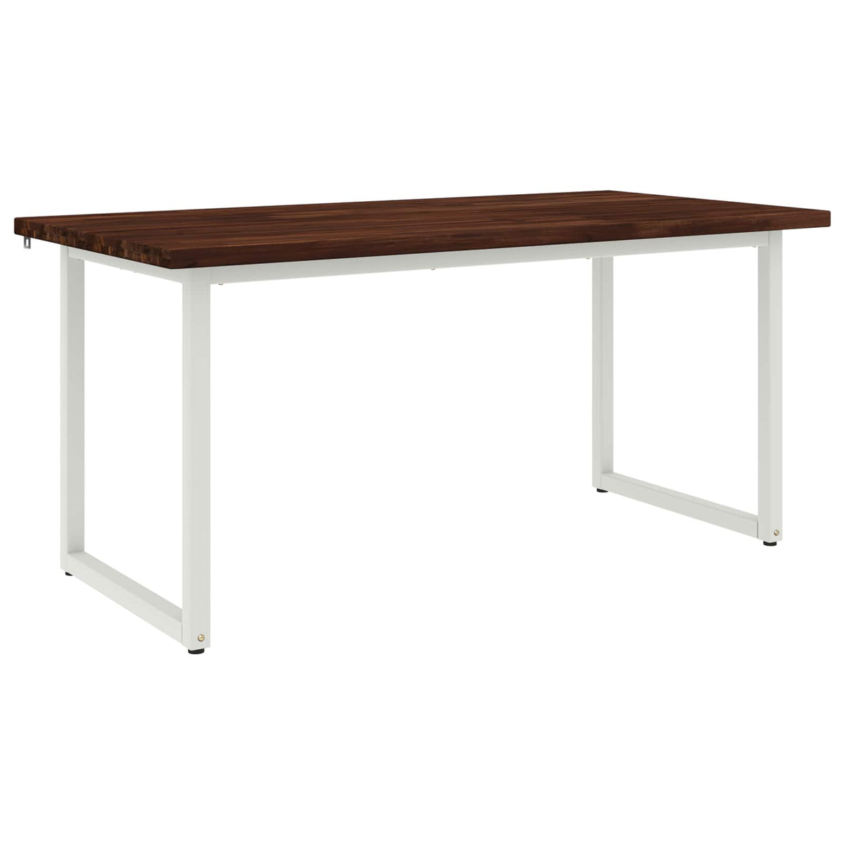 Kvadratinis valgomojo stalas 160 x 70 x 75 cm Tamsiai rudas