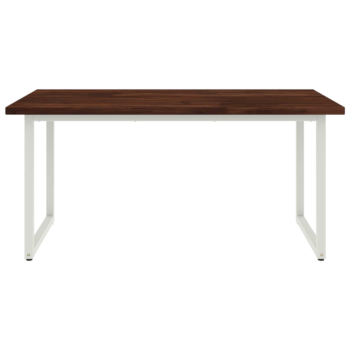 Kvadratinis valgomojo stalas 160 x 70 x 75 cm Tamsiai rudas