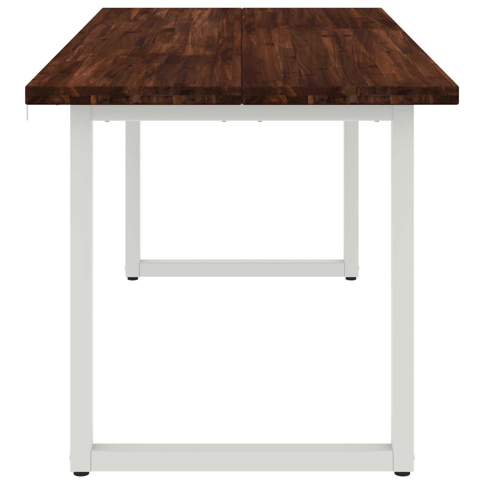 Kvadratinis valgomojo stalas 160 x 70 x 75 cm Tamsiai rudas