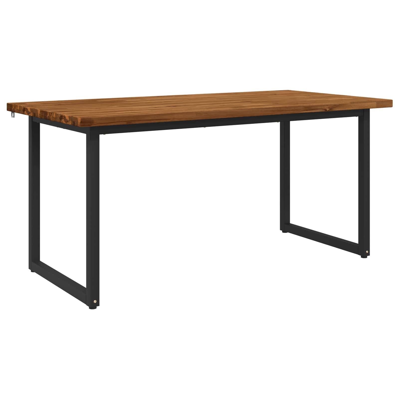 Kvadratinis valgomojo stalas 160 x 70 x 75 cm Natūrali