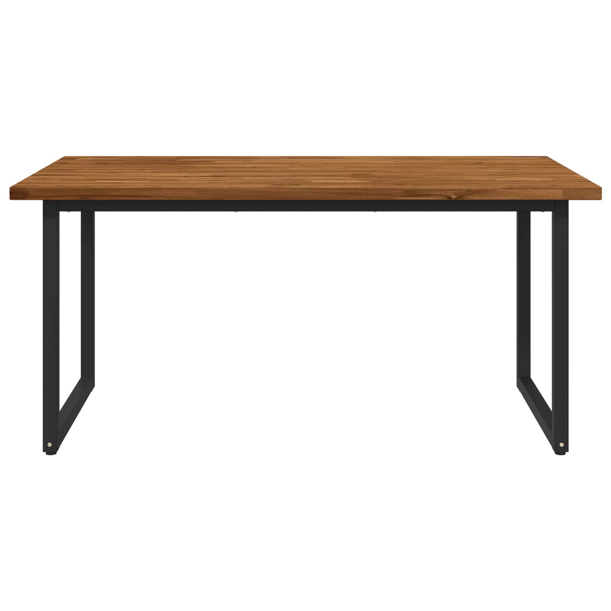 Kvadratinis valgomojo stalas 160 x 70 x 75 cm Natūrali