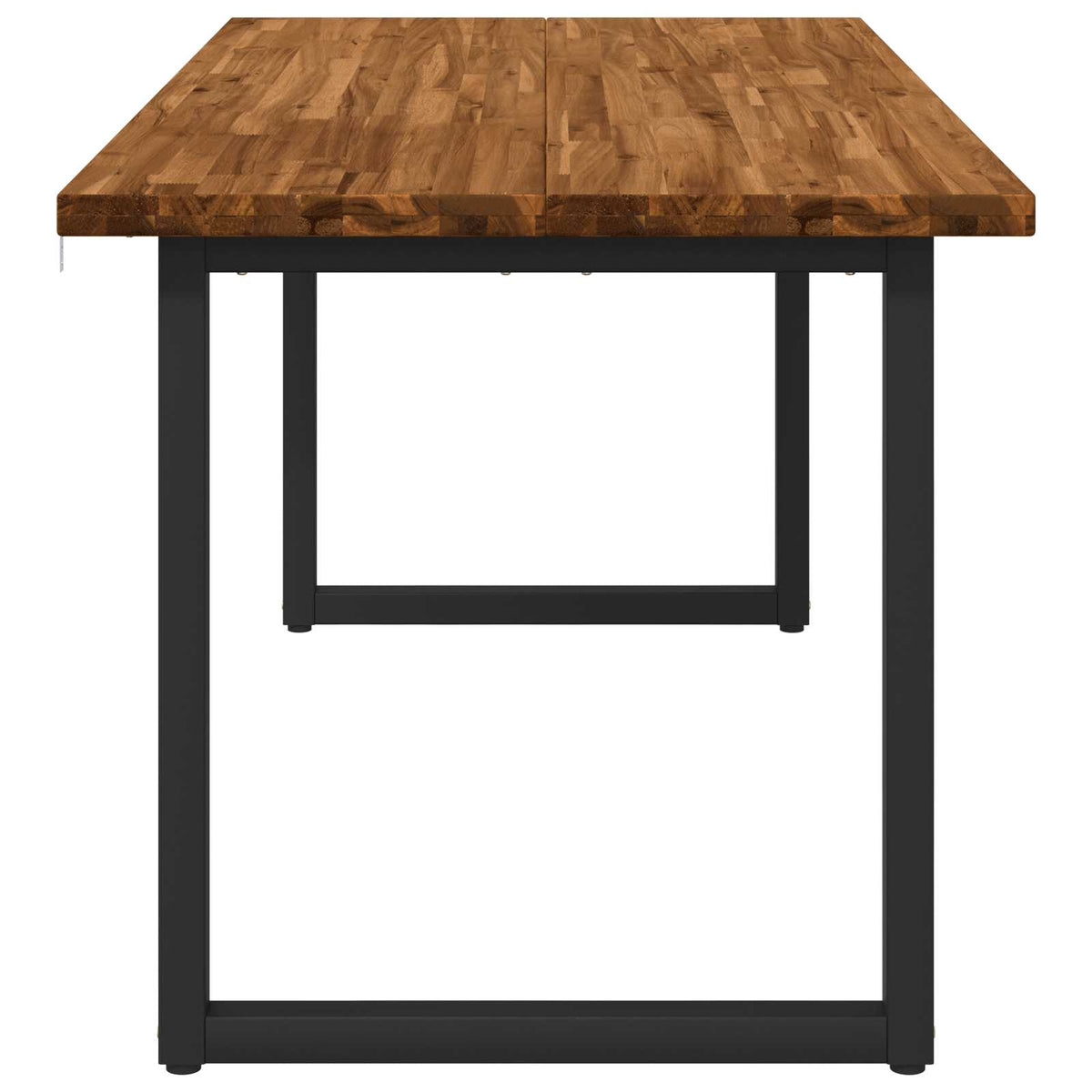 Kvadratinis valgomojo stalas 160 x 70 x 75 cm Natūrali