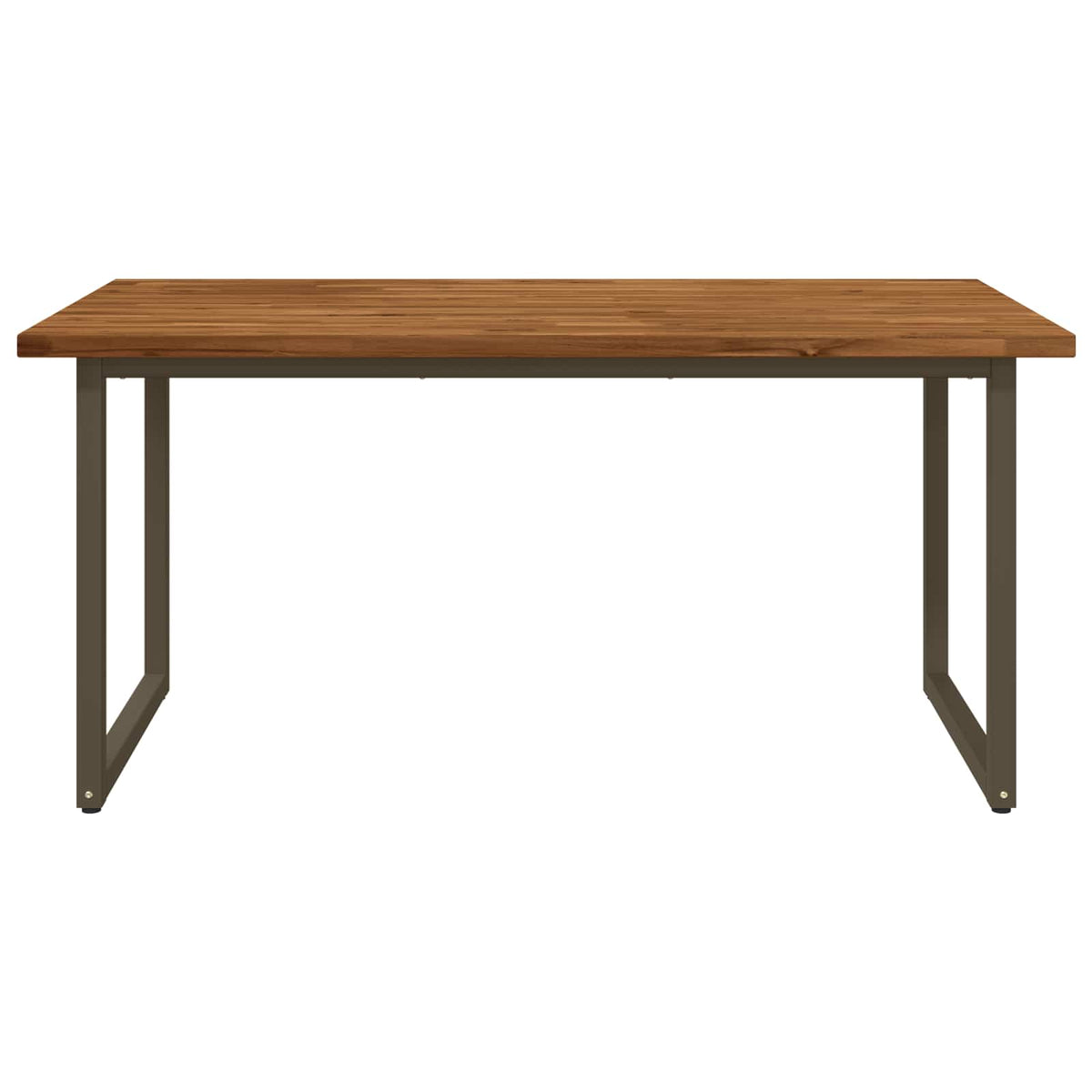 Kvadratinis valgomojo stalas 160 x 70 x 75 cm Natūrali