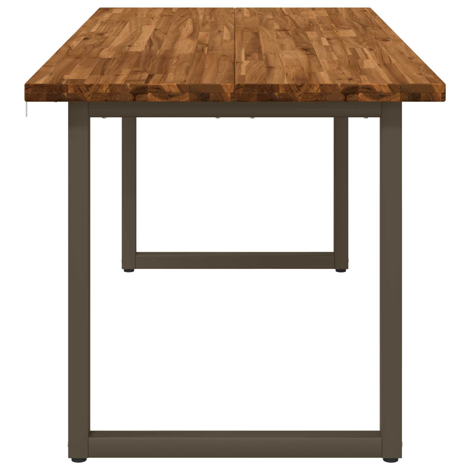 Kvadratinis valgomojo stalas 160 x 70 x 75 cm Natūrali