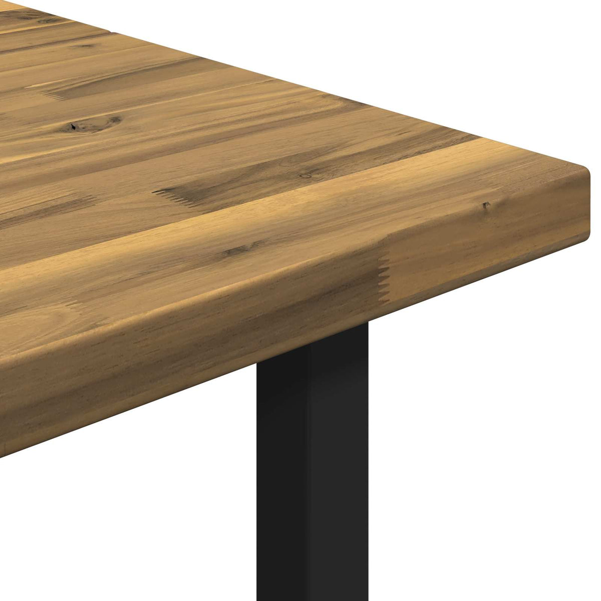 Kvadratinis valgomojo stalas 160 x 70 x 75 cm Balta
