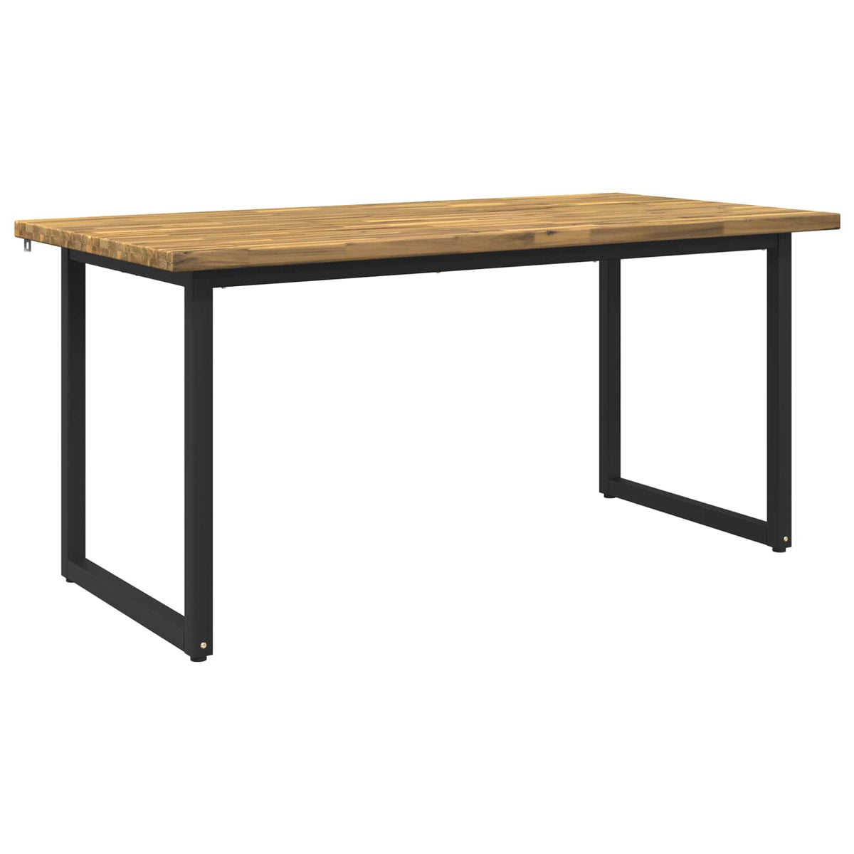 Kvadratinis valgomojo stalas 160 x 70 x 75 cm Balta