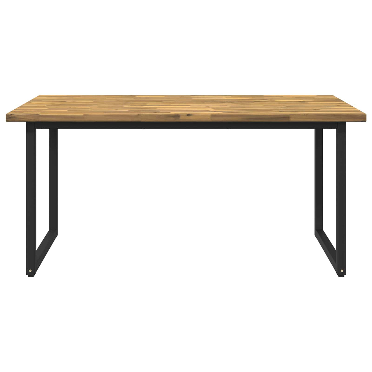Kvadratinis valgomojo stalas 160 x 70 x 75 cm Balta