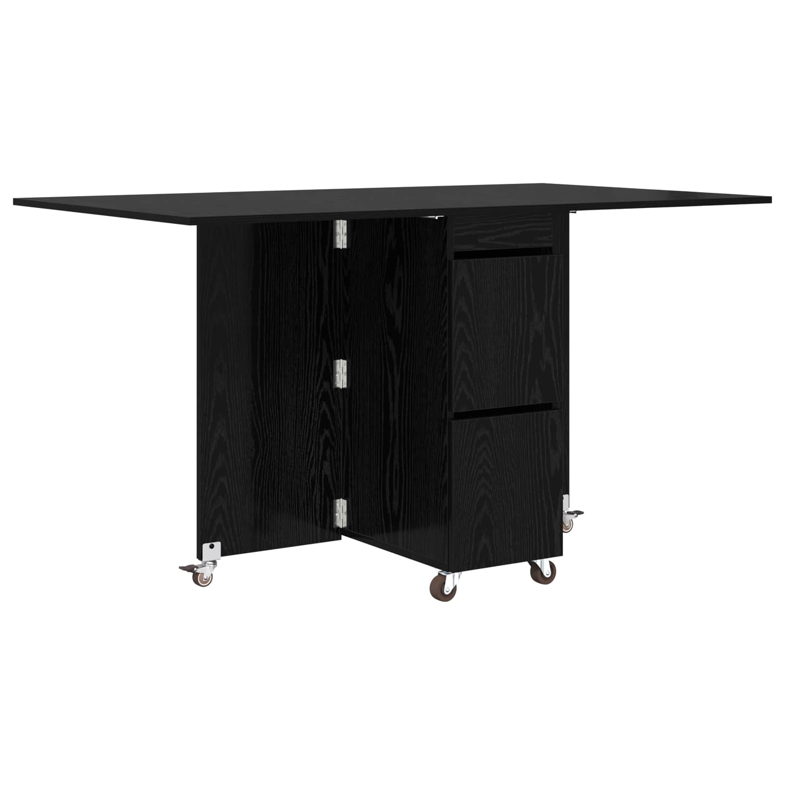 Valgomojo stalas 2 pcs 140 x 80 x 77 cm Apdirbta mediena