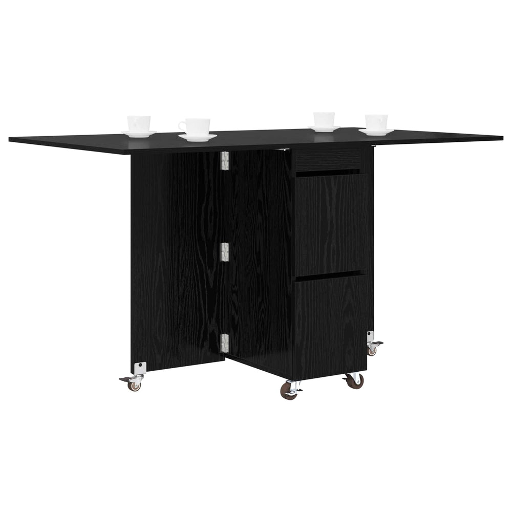 Valgomojo stalas 2 pcs 140 x 80 x 77 cm Apdirbta mediena