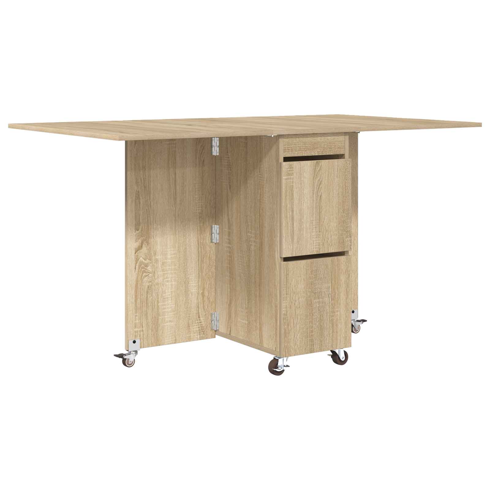 Valgomojo stalas 2 pcs 140 x 80 x 77 cm Apdirbta mediena