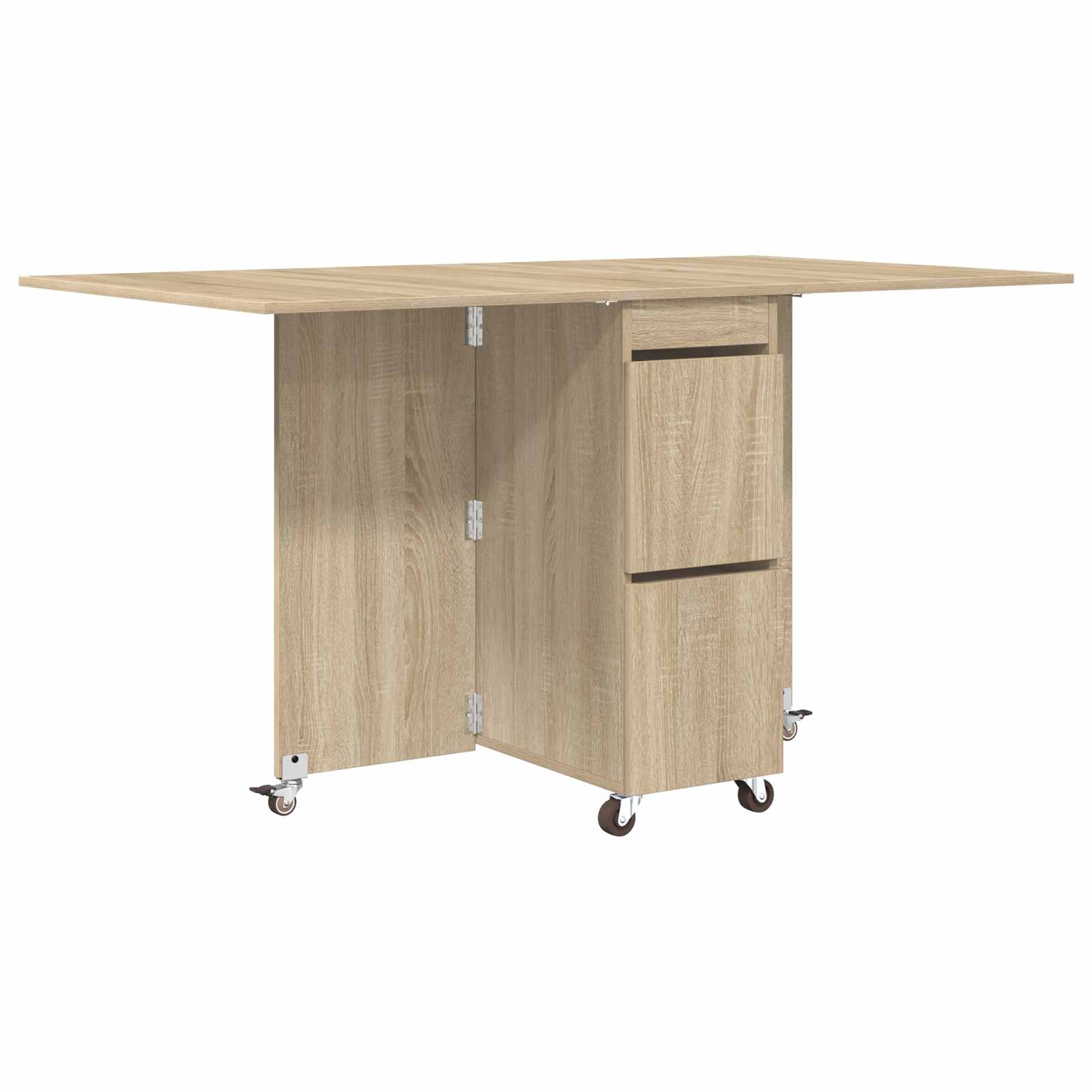 Valgomojo stalas 2 pcs 140 x 80 x 77 cm Apdirbta mediena