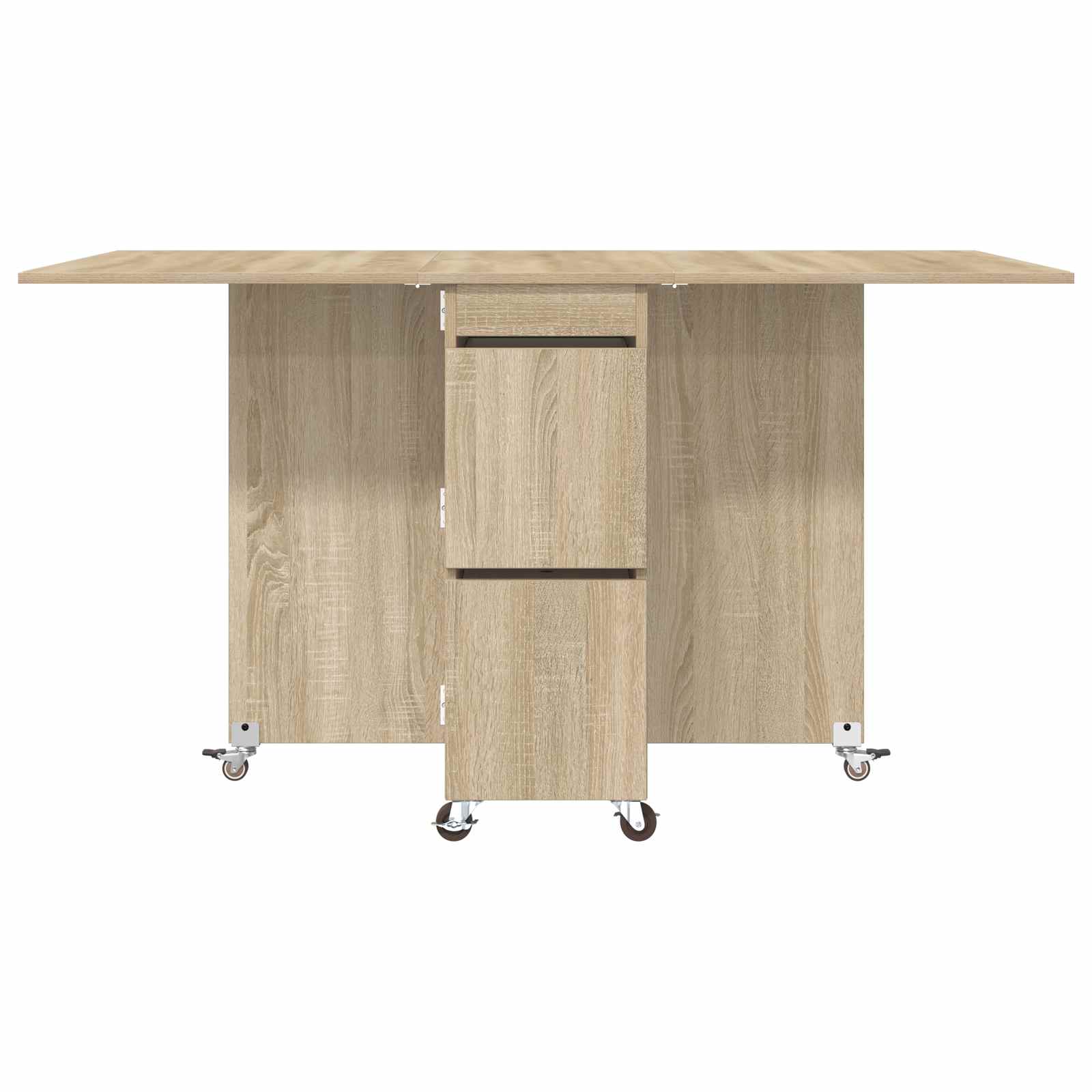 Valgomojo stalas 2 pcs 140 x 80 x 77 cm Apdirbta mediena