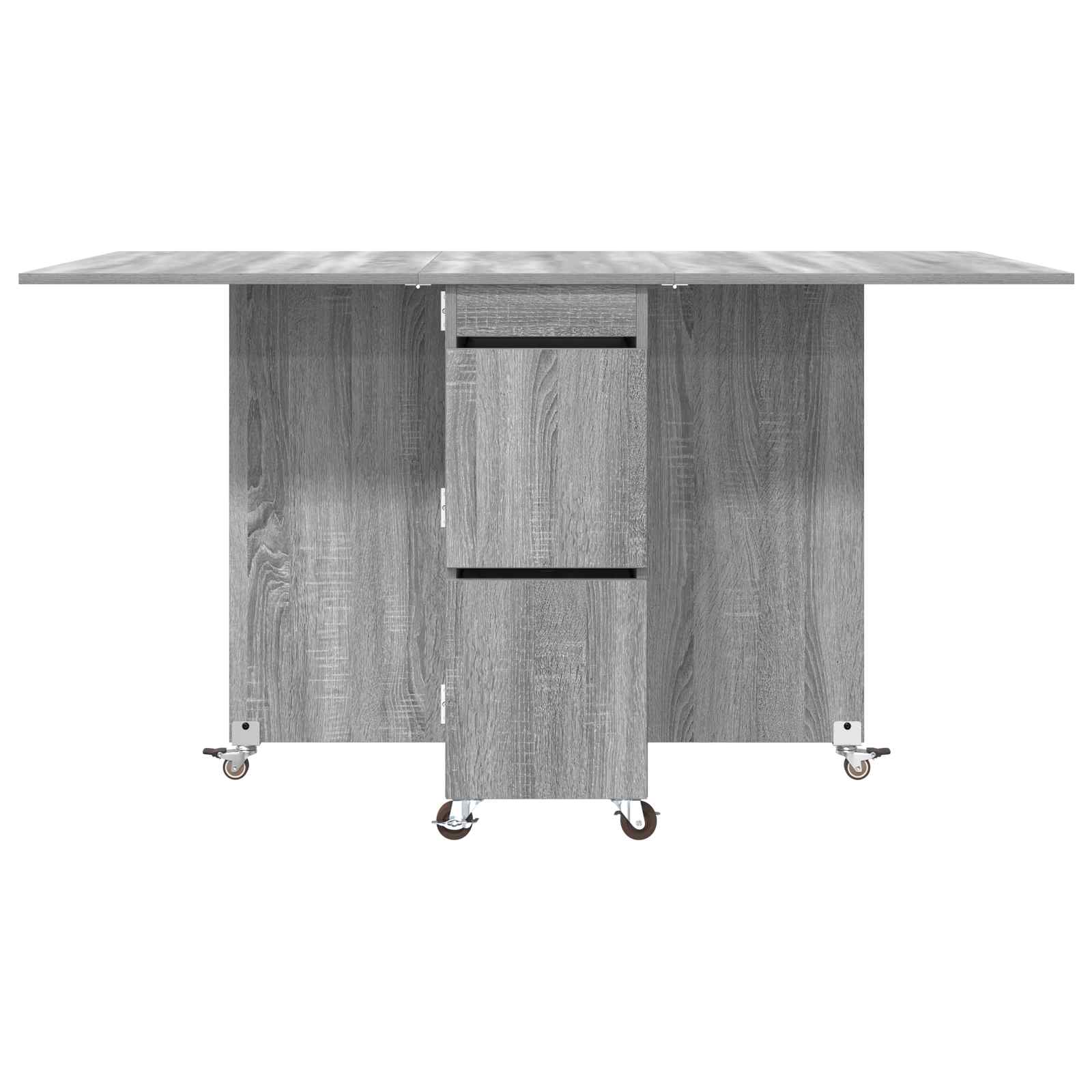 Valgomojo stalas 2 pcs 140 x 80 x 77 cm Apdirbta mediena