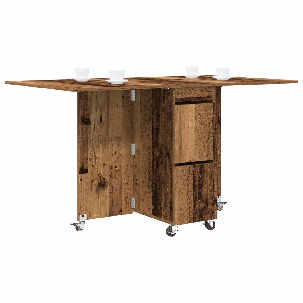 Valgomojo stalas 2 pcs 140 x 80 x 77 cm Apdirbta mediena