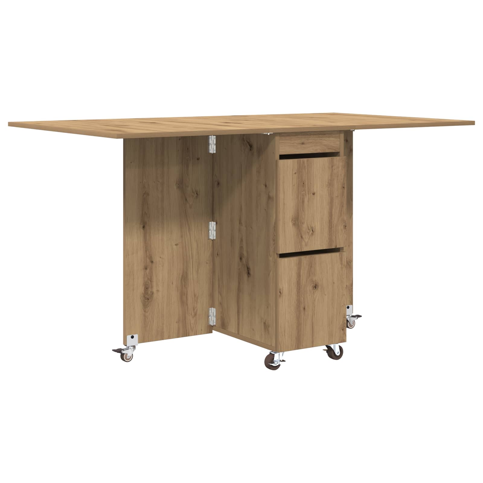 Valgomojo stalas 2 pcs 140 x 80 x 77 cm Apdirbta mediena