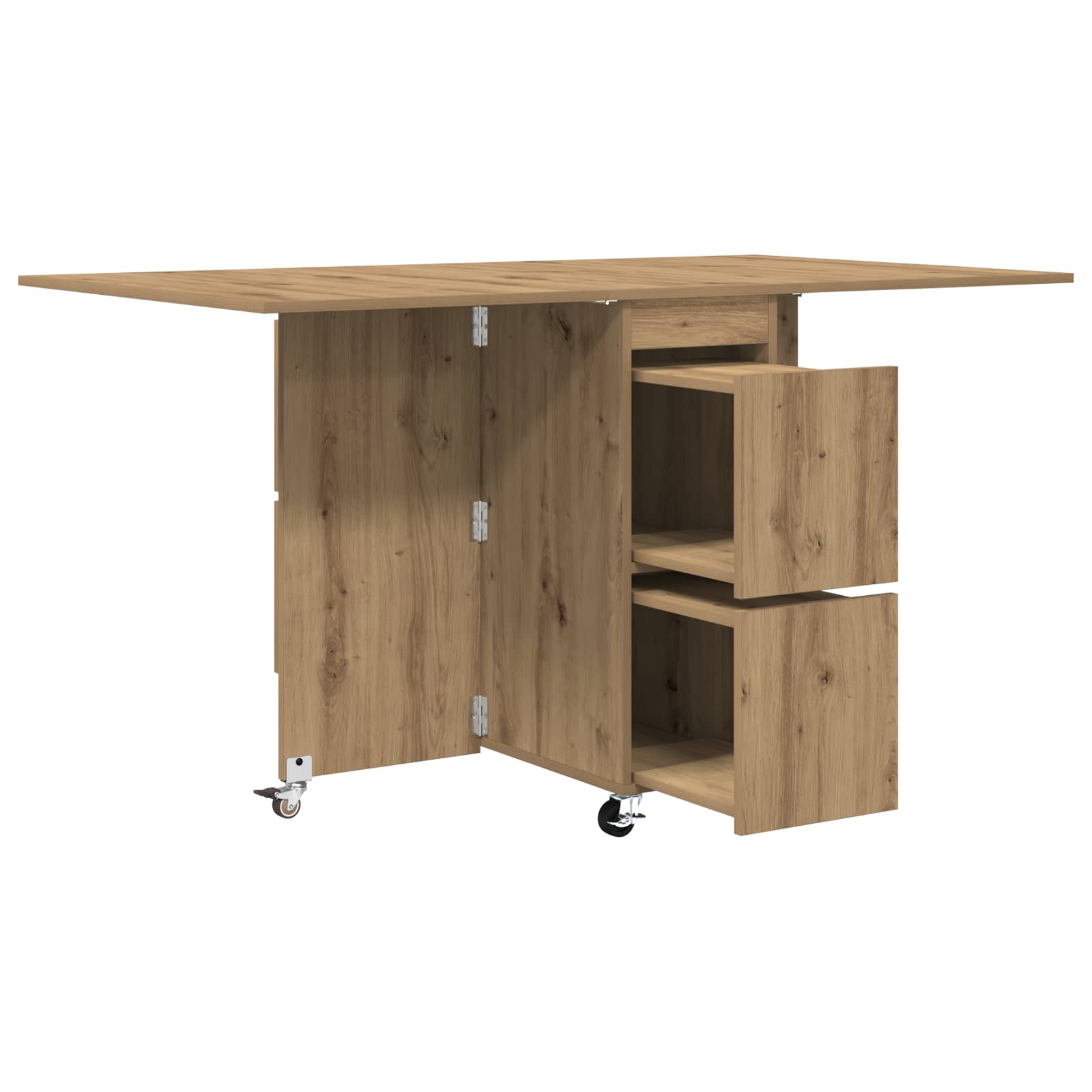 Valgomojo stalas 2 pcs 140 x 80 x 77 cm Apdirbta mediena
