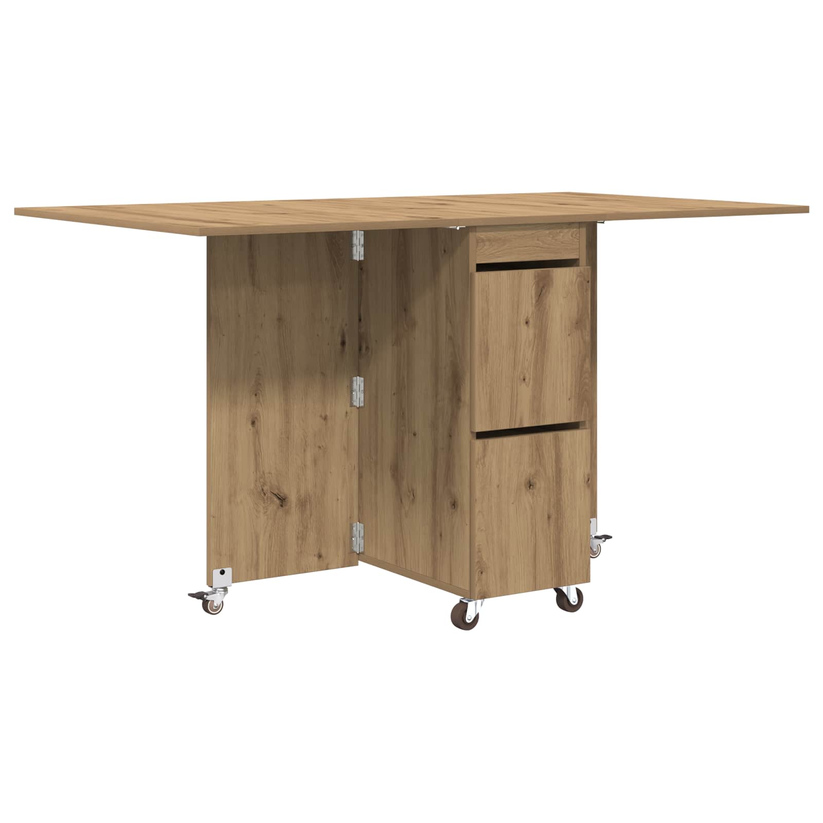 Valgomojo stalas 2 pcs 140 x 80 x 77 cm Apdirbta mediena