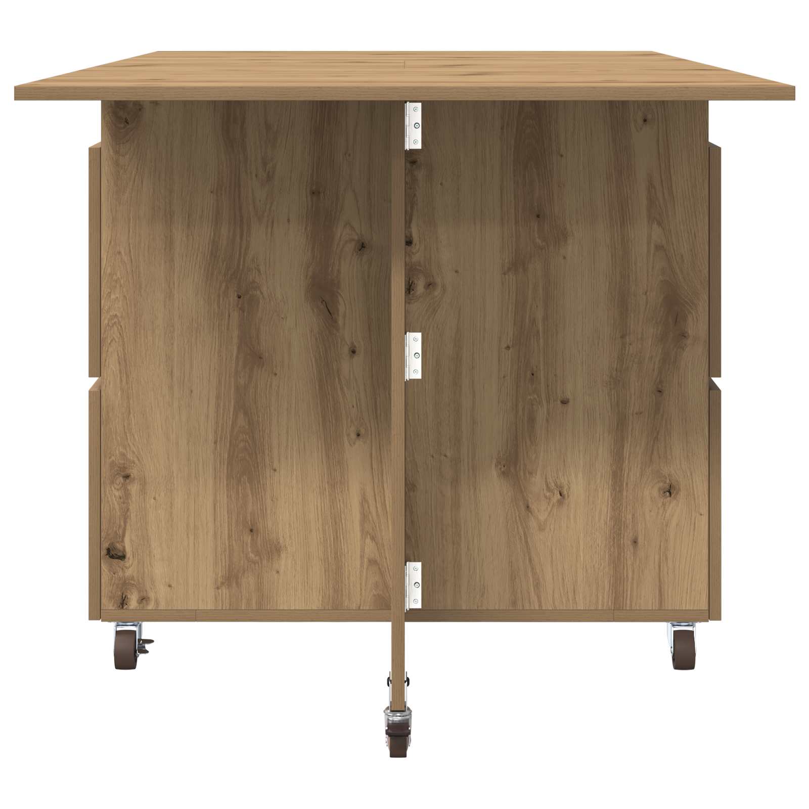Valgomojo stalas 2 pcs 140 x 80 x 77 cm Apdirbta mediena