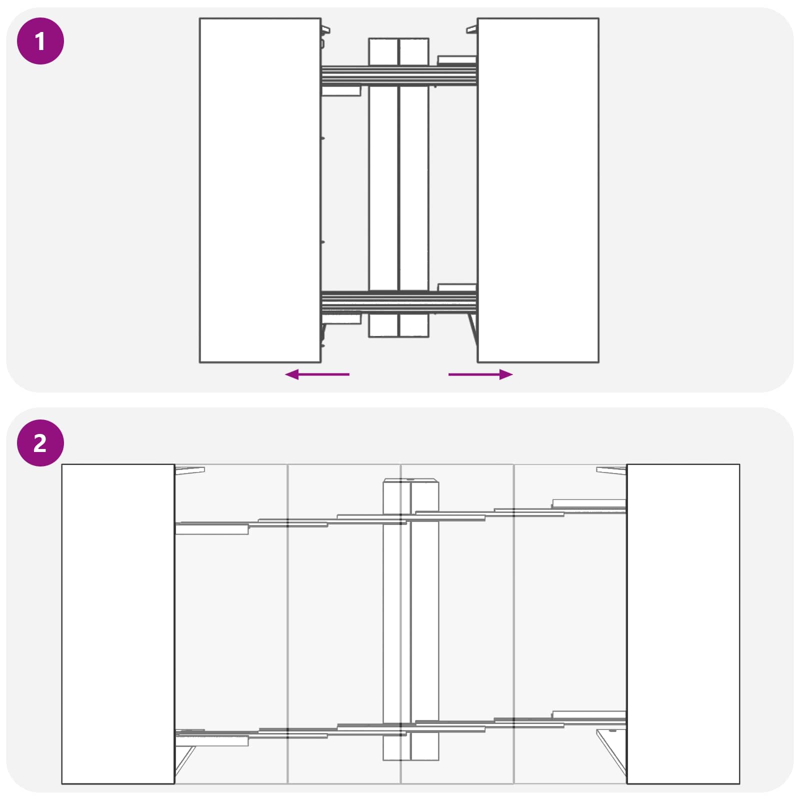Valgomojo stalas 180 x 85 x 75 cm Apdirbta mediena Pilka Sonoma
